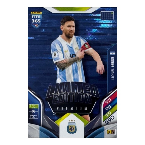Lionel Messi Limited Edition Premium Panini FIFA 365 Adrenalyn XL 2026