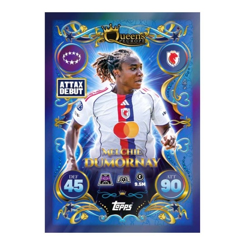 Melchie Dumornay Update Eco Pack Queens of Europe Topps Match Attax 2025-26