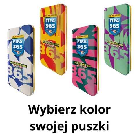 Wybierz kolor swojej puszki Momentum Gold z kolekcji Panini Fifa 365 2026 Adrenalyn XL
