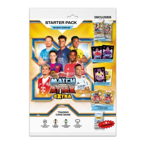 Zestaw Startowy - Topps Match Attax Extra 2025/26 - Karty piłkarskie