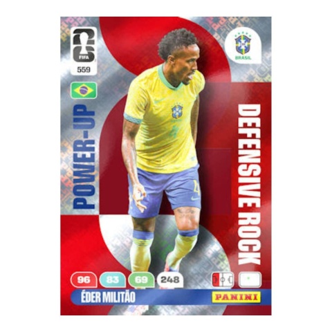 Eder Militao Defensive Rock Panini FIFA World Cup 2026