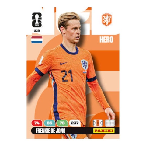 Frenkie De Jong HERO Panini FIFA World Cup 2026