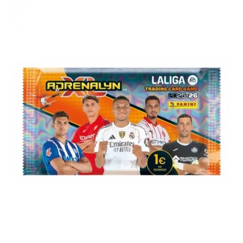 Box 50 saszetek - Panini La Liga Adrenalyn XL 2025-26 - Karty piłkarskie