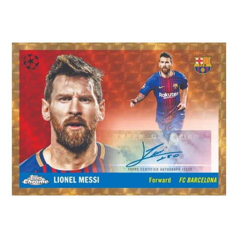 Lionel Messi autograf Topps UCC Flagship Edition 2025-26
