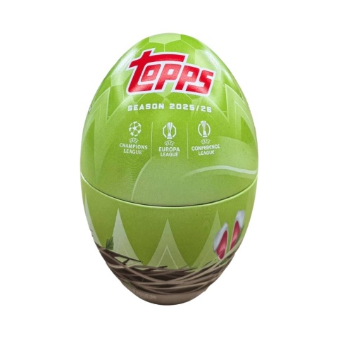 Puszka jajko zielona Topps UEFA Club Competitions 2025/26