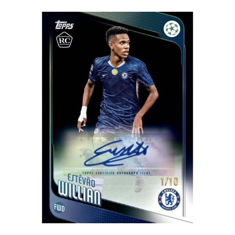 Estevao Willian autograf Topps UEFA Club Competitions 2025/26