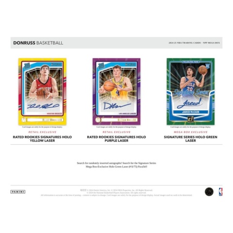 Karty z autografami Panini Donruss Basketball 2024-25