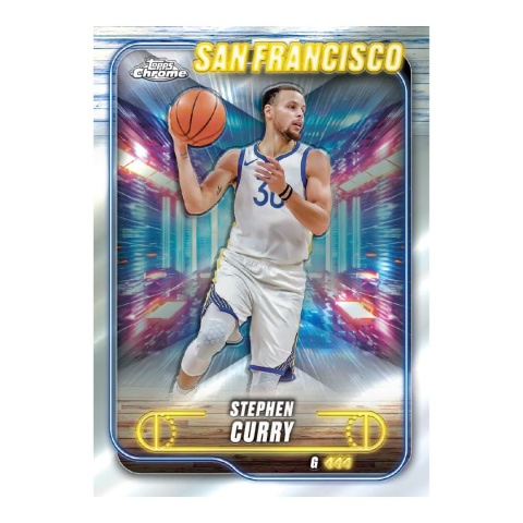 Stephen Curry San Francisco Topps Chrome Basketball 2024/25
