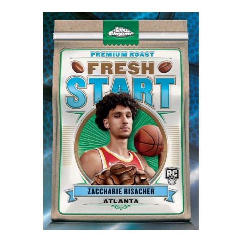 Zaccharie Risacher RC Premium Roast Fresh Start Topps Chrome Basketball 2024/25