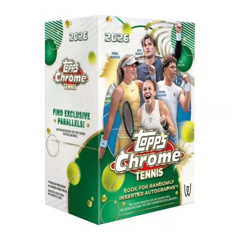 Value Box 2026 Topps Chrome Tennis