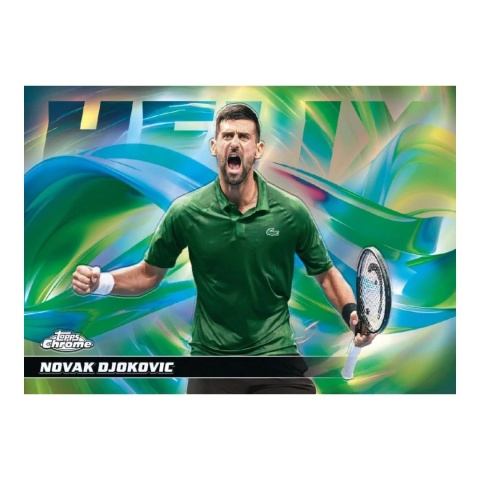Novak Djokovic Helix 2026 Topps Chrome Tennis