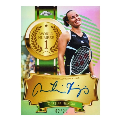 Martina Hingis World Number 1 2026 Topps Chrome Tennis