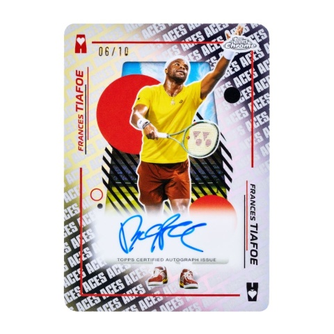 Frances Tiafoe Aces 2026 Topps Chrome Tennis
