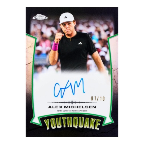 Alex Michelsen Youthquake 2026 Topps Chrome Tennis