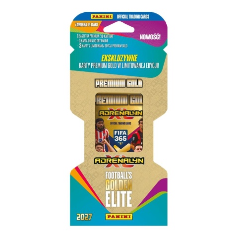 Blister Premium Gold Panini FIFA 365 Adrenalyn XL 2027