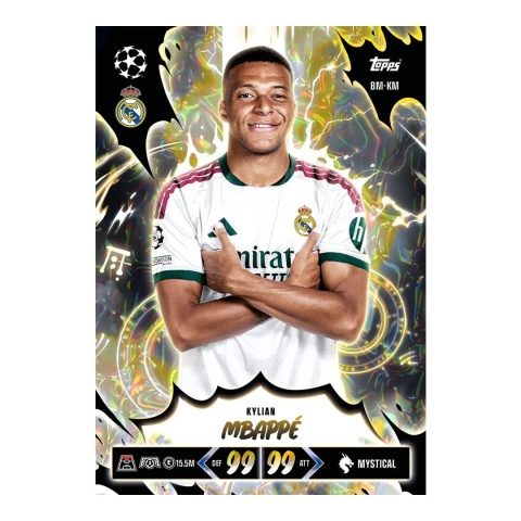 Kylian Mbappe Mystical Topps Match Attax 2026/27