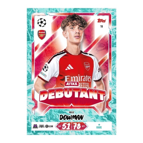 Max Dowman Debutant Topps Match Attax 2026/27