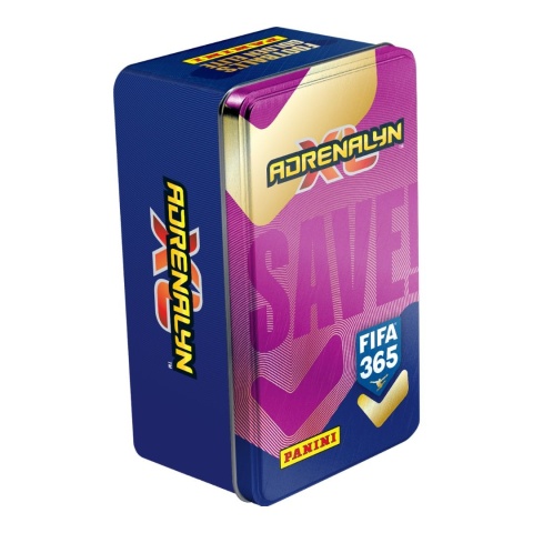 Duża puszka fioletowa Panini FIFA 365 Adrenalyn XL 2027