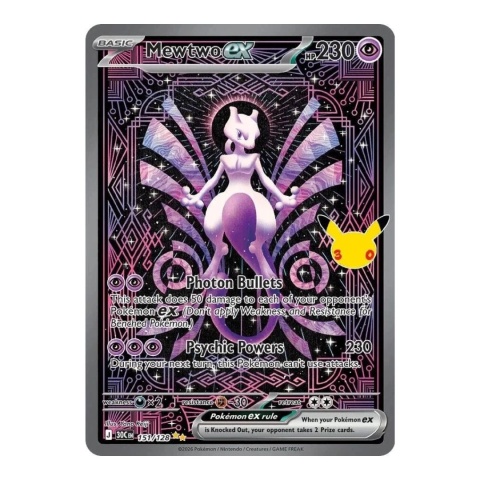 Mewtwo ex Pokemon TCG 30th Celebration