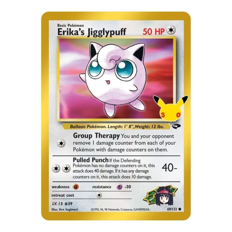 Erika's Jigglypuff Pokemon TCG 30th Celebration