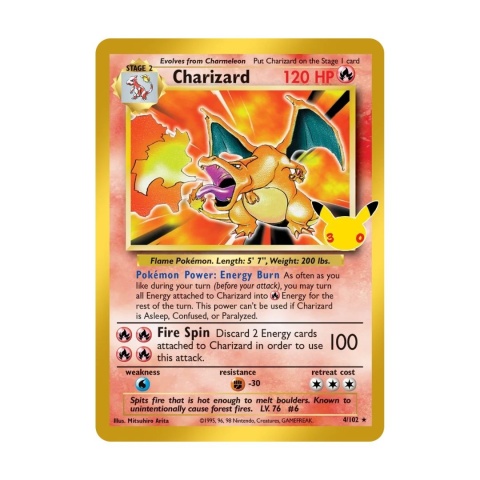 Charizard Pokemon TCG 30th Celebration