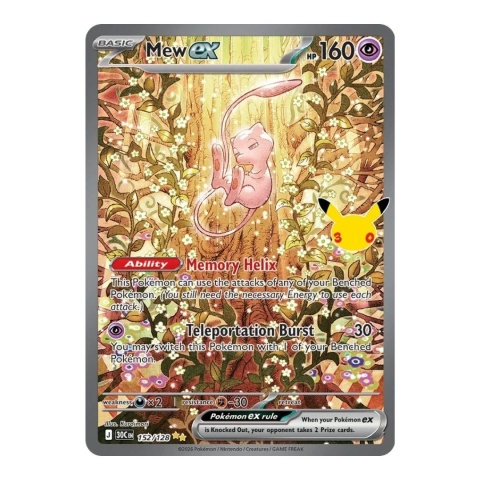 Mew ex Pokemon TCG 30th Celebration