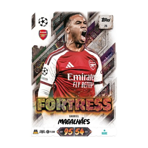 Gabriel Magalhaes Fortress Topps Match Attax 2026/27