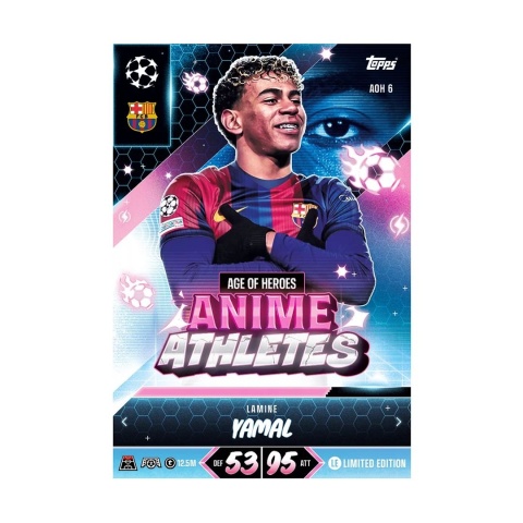 Lamine Yamal Anime Athletes Limited Edition Topps Match Attax 2026/27