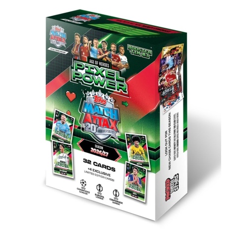 Mini Puszka 3 Pixel Power Topps Match Attax 2026/27 20th Anniversary