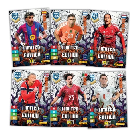 Karty piłkarskie Nightmare XI Panini FIFA 365 Adrenalyn XL 2027