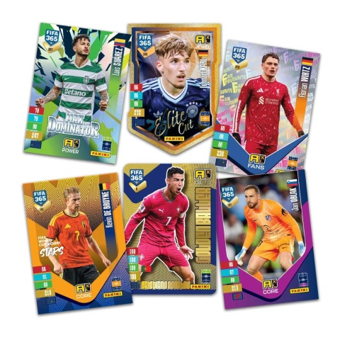 Karty piłkarskie Ronaldo Golden Baller Panini FIFA 365 Adrenalyn XL 2027