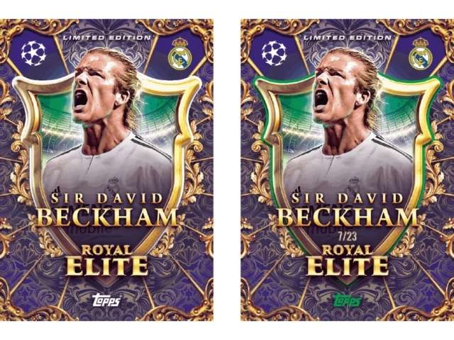 Sir David Beckham Royal Elite Topps Match Attax Extra 2025-26